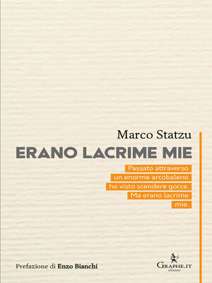 cover image of Erano lacrime mie